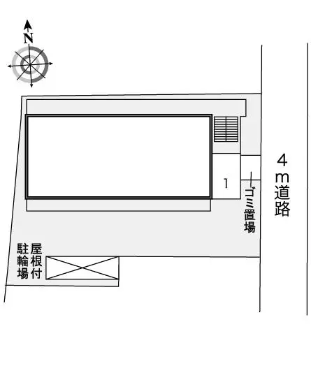 ★手数料０円★大東市錦町　月極駐車場（LP）